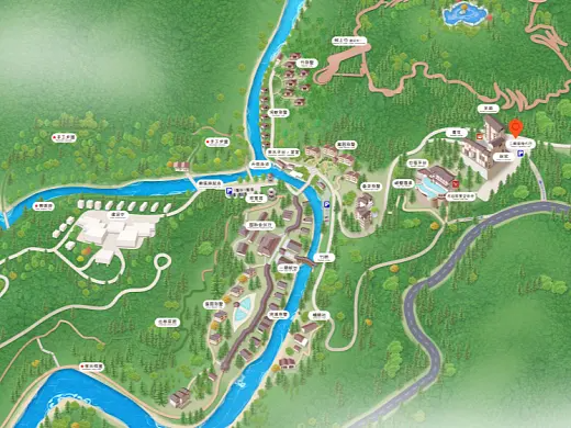 连江结合景区手绘地图智慧导览和720全景技术，可以让景区更加“动”起来，为游客提供更加身临其境的导览体验。